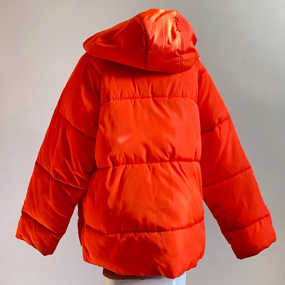 ASOS women’s winter jacket in neon Orange size 14 (XL) - Picture 7 of 11